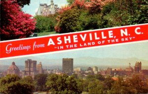 Greetings From Asheville North Caolina Split View