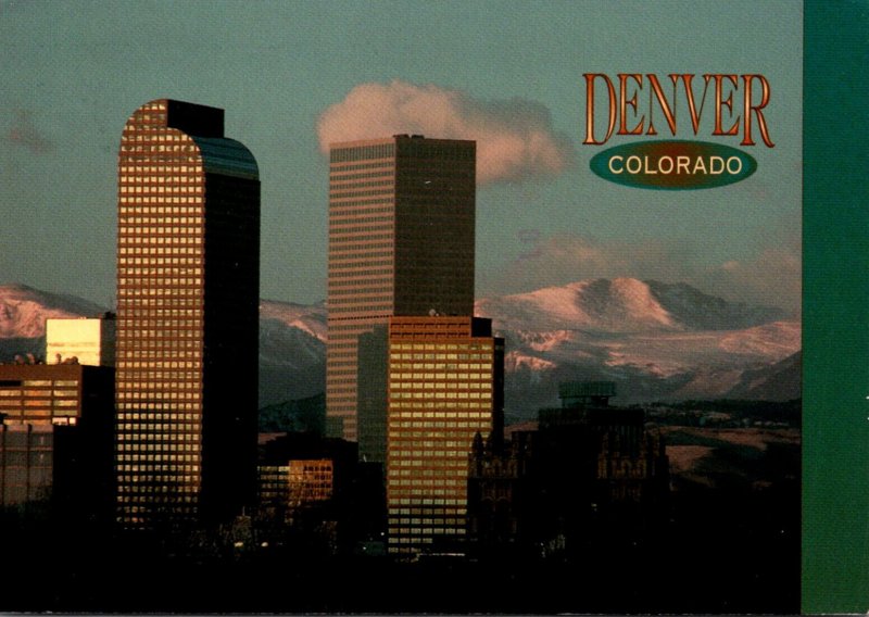 Colorado Denver Skyline 1996