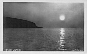 LOPHAVET NORWAY~MIDNATSOL~MITTET PHOTO POSTCARD