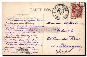 Postcard Old Paris La Conciergerie boat Peniche