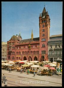 Basle. Townhall and Marketplace