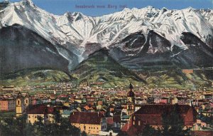 Vintage Postcard Innsbruck Austria Berg Isel View Alps Purger & Co. Munich