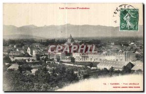 Old Postcard The High Pyrenees Tarbes Vue Generale