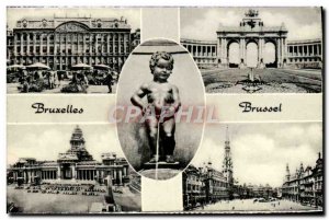 Postcard Modern Brussels Manneken Pis