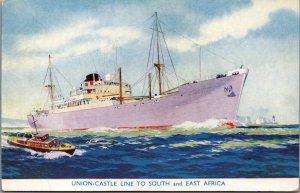 Union Castle Line To South And East Africa Cargo Vessel MV Riebeeck Castle 09.96