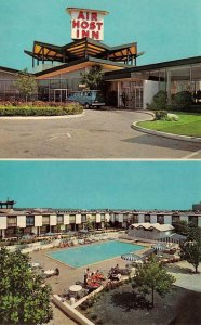 ATLANTA, Georgia GA   AIR HOST INN~Airport  Pool View  ROADSIDE Vintage Postcard