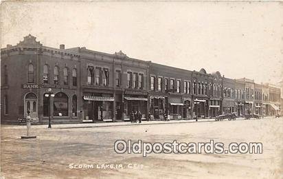 Real Photo Storm Lake, Iowa, USA 1915 