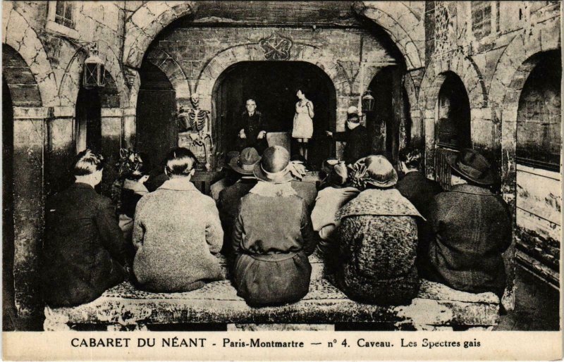 CPA AK PARIS Cabaret du Néant. Caveau Les Spectres gais (971423)