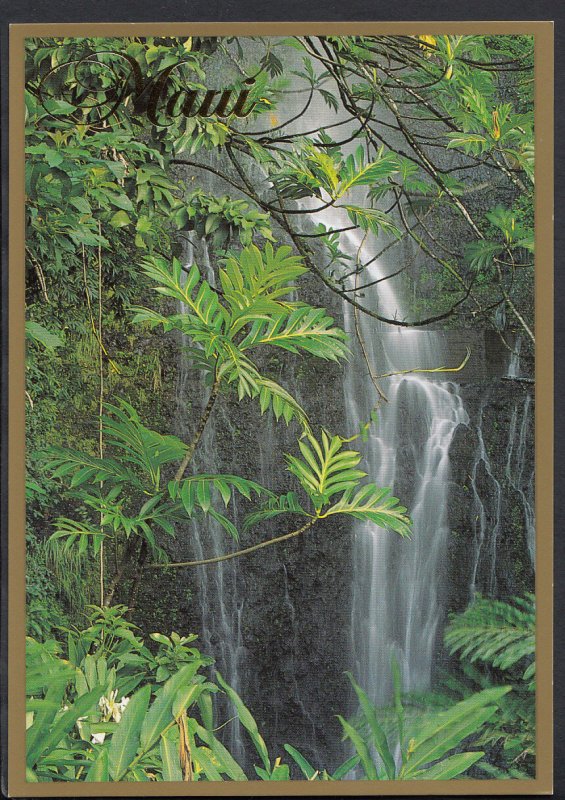 America Postcard - Hawaii - Wailua Falls, Maui  B2807