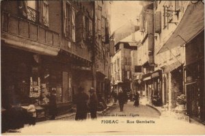 CPA FIGEAC - Rue Gambetta (125414)