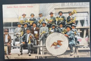 Mint Picture Postcard Native American Indian Band Juneau Alaska