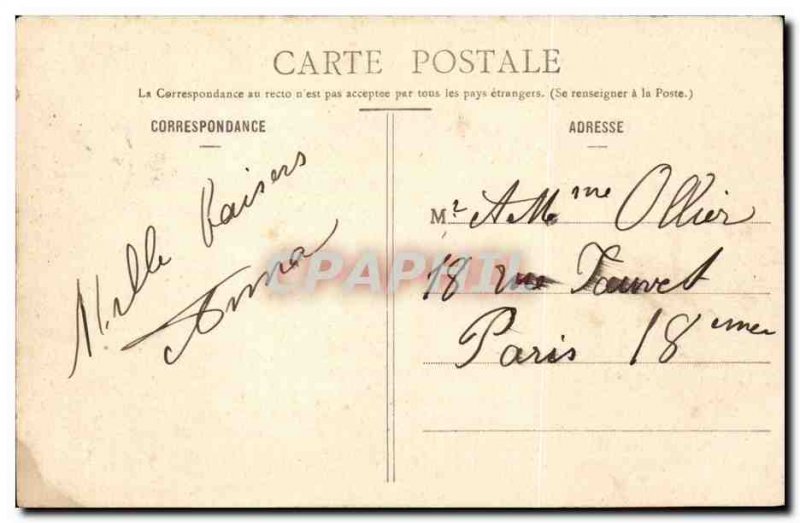 Montlignon Old Postcard Bouquet