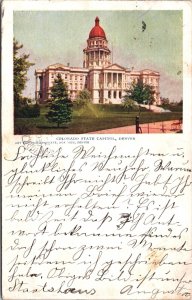 USA Colorado State Capitol Denver Vintage Postcard 09.24