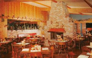 ESCONDIDO, CA California  FIRESIDE RESTAURANT~LOUNGE Interior  ROADSIDE  c1950's