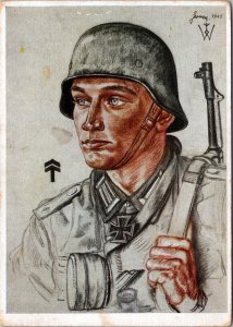 1941 Mint Germany Picture PPC Postcard WW2 Wehrmacht Field Marshall Willrich VDA