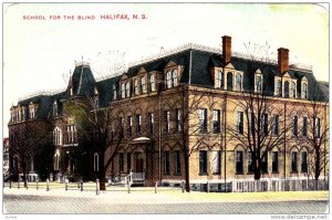 School for the Blind , Halifax , Nova Scotia , Canada , PU-1910