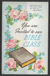 Religious - You're Invited To Bible Class - [MX-641]