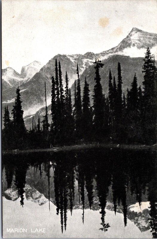 Canada Marion Lake British Columbia Vintage Postcard C089
