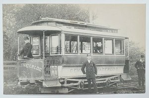 Geneva & Waterloo Car #2 Border City Man Bowler Hat and Goatee 1967 Postcard U10