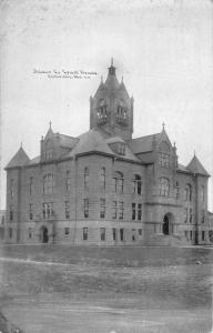 Kirksville Missouri Court House Street View Antique Postcard K41554