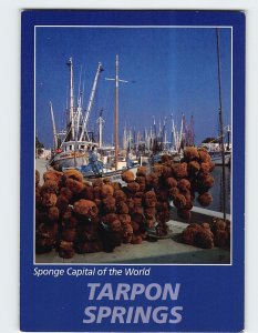 Postcard Sponge Capital of the World, Tarpon Springs, Florida