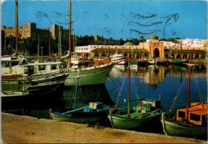 Greece Rhodes View Of The New Market 1982