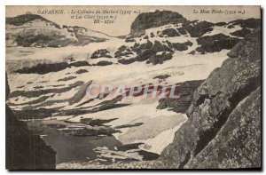 Old Postcard Gavarnie the Cylinder Marbore and Lake Ice