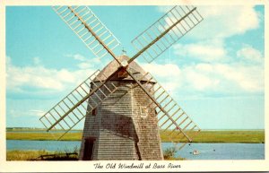 Massachusetts Cape Cod The Old Wind Mill At Bass Harbor