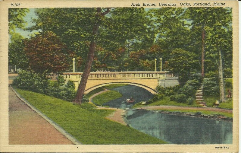 Portland, Maine, Deering Oaks, Arch Bridge