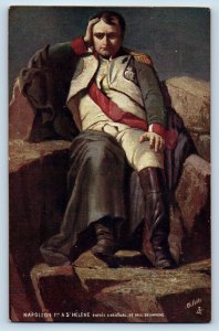 Africa Postcard Napoleon Sitting at St. Helena 1910 Oilette Tuck Art