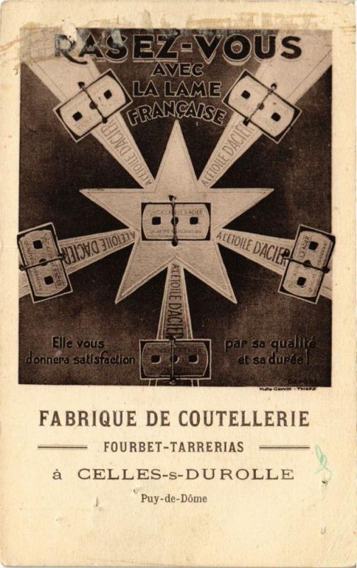 CPA CELLES-sur-DUROLLE - Fabrique Coutellerie (72728)