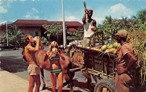 Refreshing Drink of Coconut Water Jamaica Postal used unknown 