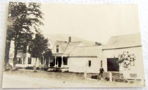 RPPC ANTIQUE REAL PHOTO POSTCARD STREET SCENE