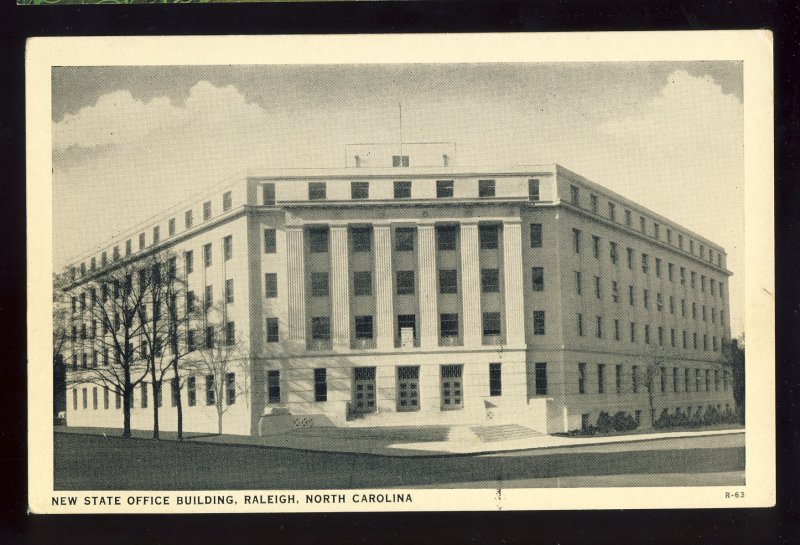 Raleigh, North Carolina/NC Postcard, New State Office Building