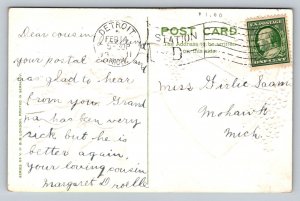 1911  Valentine's Day  Greetings   Postcard