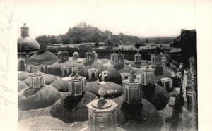 Vintage Postcard 1910's View of The Roof of Church in Chihuahua Mexico MX