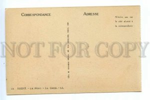 494931 FRANCE Brest fort and crane Vintage Levy postcard