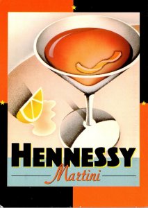 Advertising Hennessy Martini Recipe On Back 2005