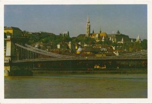 Greetings from Budapest, Hungary - Bridge - pm 1990