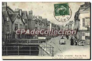 Old Postcard Amiens Rue Du Don Old Amiens