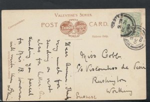 Family History Postcard-Cobb,c/o Viscountess,Rustington, Worthing, Sussex RF2169