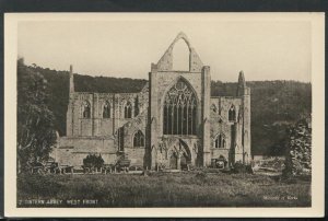 Wales Postcard - Tintern Abbey, The West Front   RS15919