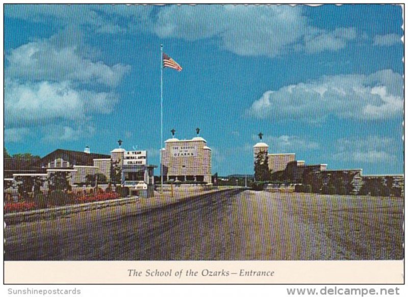 The School Of The Ozarks Entrance Point Lookout Missouri
