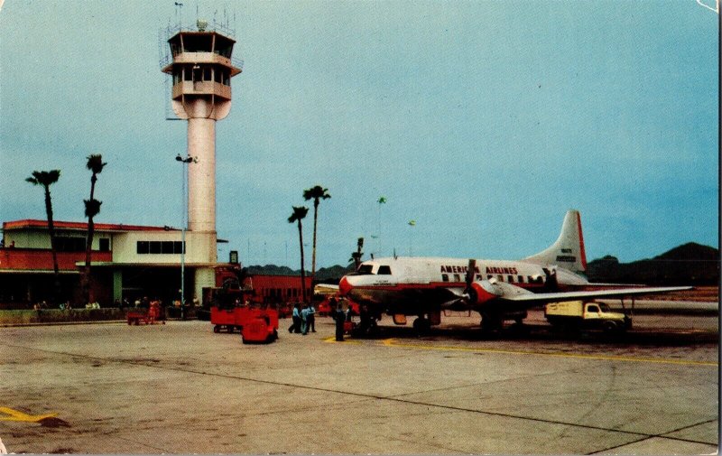 American Airlines, Sky Harbor Municipal Airport, Phoenix AZ Vintage Postcard I76