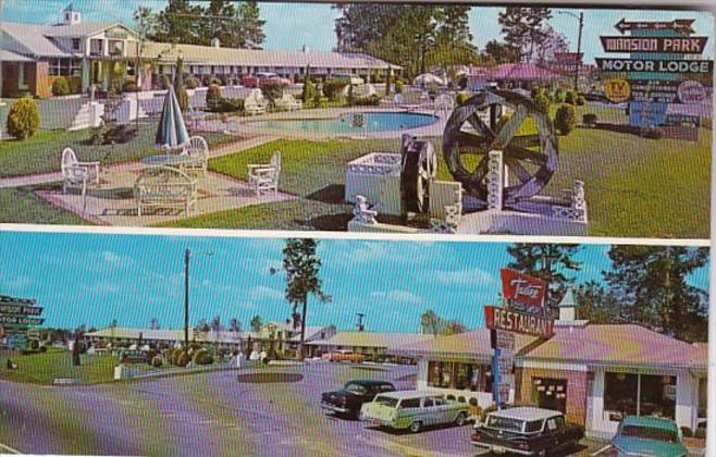 South Carolina Santee Mansion Park Motor Lodge 1962