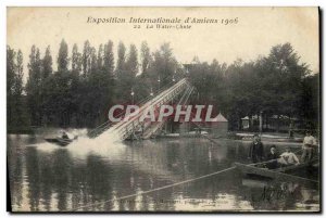 Old Postcard Fete Foraine International Exhibition & # 1906 water fall 39Amiens