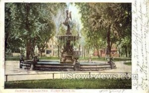 Fountain in Bayliss Park - Council Bluffs, Iowa IA