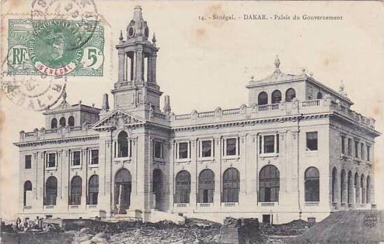 Senegal Dakar Palais du Gouvernement 1909