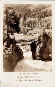 Similkameen Bridge Hope Princeton Hwy BC Walker Ward Real Photo Postcard F23