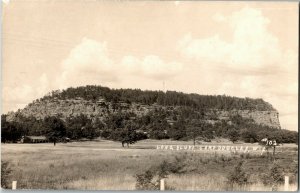 RPPC View of Long Bluff, Camp Douglas WI Vintage Postcard J38